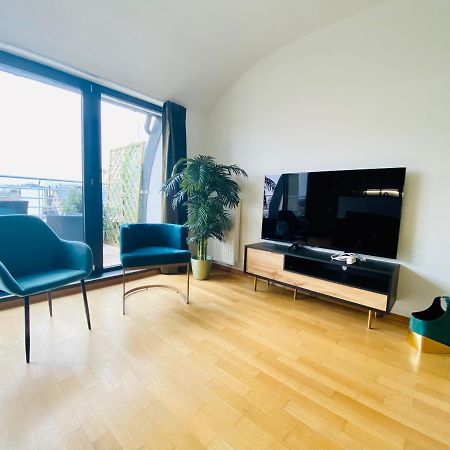 The Luxury Green Penthouse In City Center With Terrace And Free Parking Lüksemburg Dış mekan fotoğraf