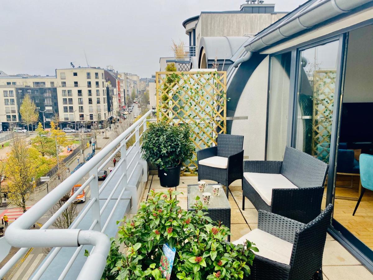 The Luxury Green Penthouse In City Center With Terrace And Free Parking Lüksemburg Dış mekan fotoğraf