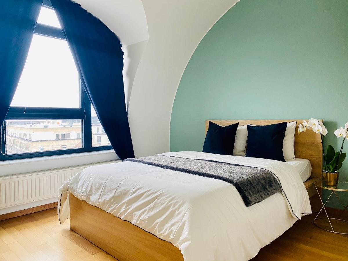 The Luxury Green Penthouse In City Center With Terrace And Free Parking Lüksemburg Dış mekan fotoğraf